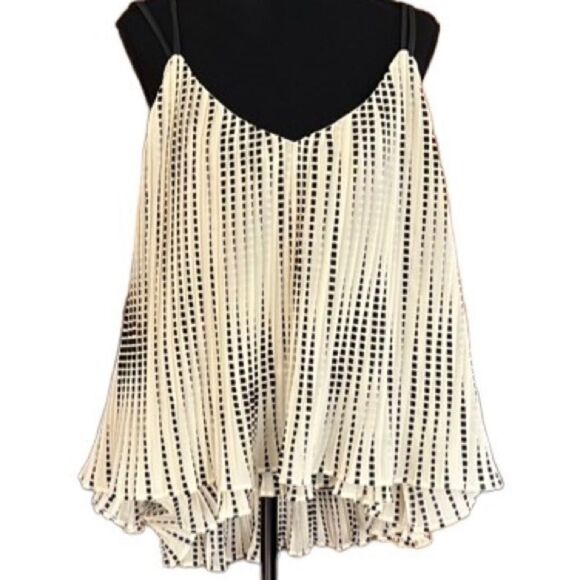 PJK Patterson J Kincaid Size Medium Harness Tank Ivory Black Leather straps - Picture 3 of 9